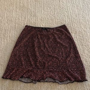 PACSUN HEARTS SKIRT